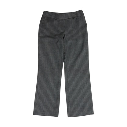 Gray Petite Striped Pants