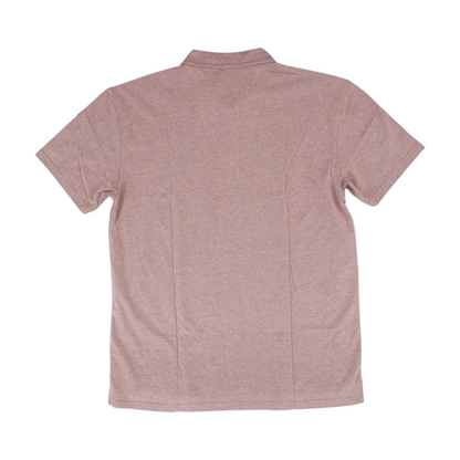 Red Solid Short Sleeve Polo