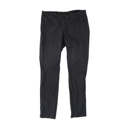 Charcoal Solid Chino Pants