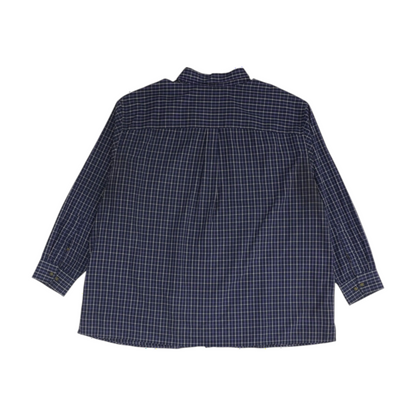 Blue Check Long Sleeve Button Down