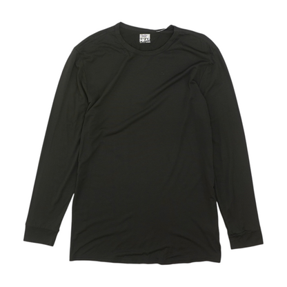Black Solid Active T-Shirt