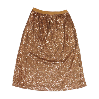 Bronze Midi Skirt
