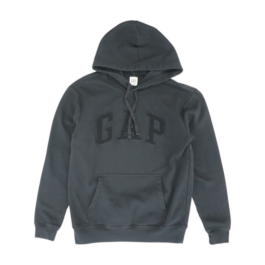 Black Solid Hoodie Pullover