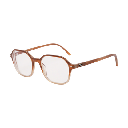 Tan John Square Prescription Eyewear