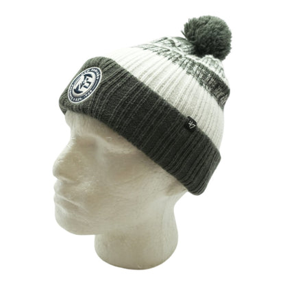 Gray New England Patriots Beanie Hat