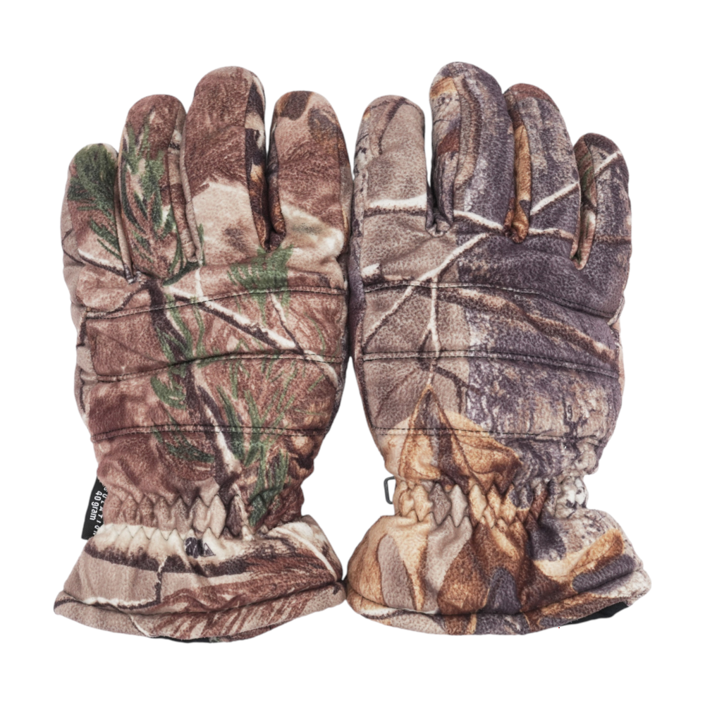 Green 100% Polyester Gloves