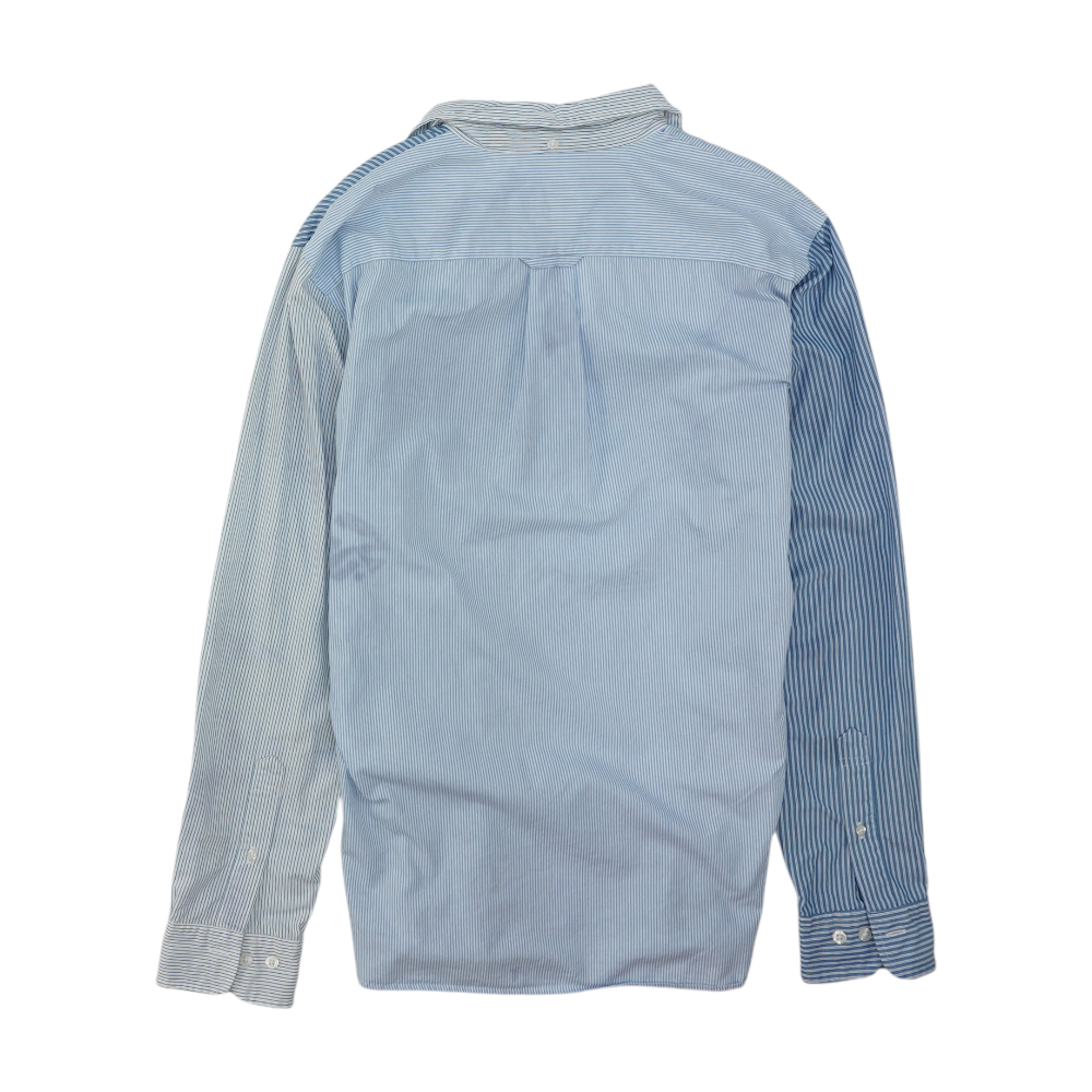 Blue Striped Long Sleeve Button Down