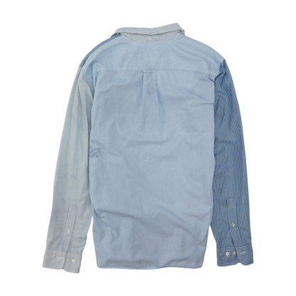 Blue Striped Long Sleeve Button Down
