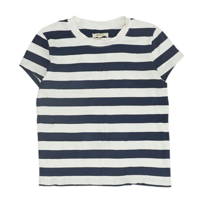 Navy Striped Blouse