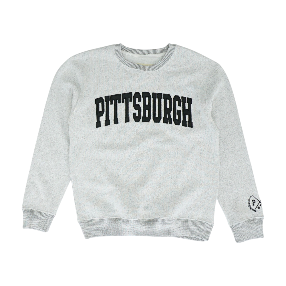 Gray Solid Sweatshirt Pullover