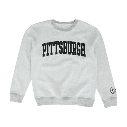 Gray Solid Sweatshirt Pullover