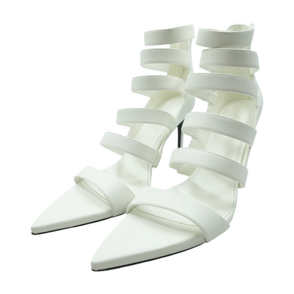 White Stiletto Heels