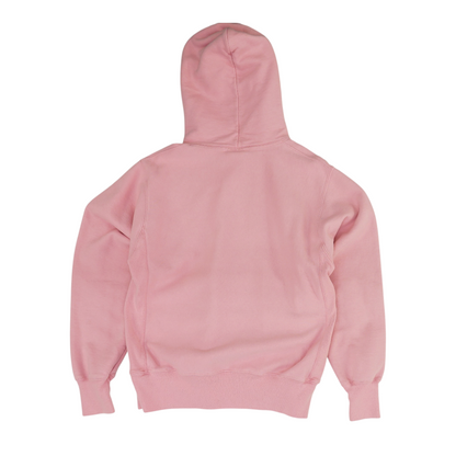 Pink Solid Hoodie Pullover