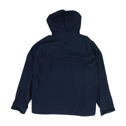 Navy Solid Rain Jacket
