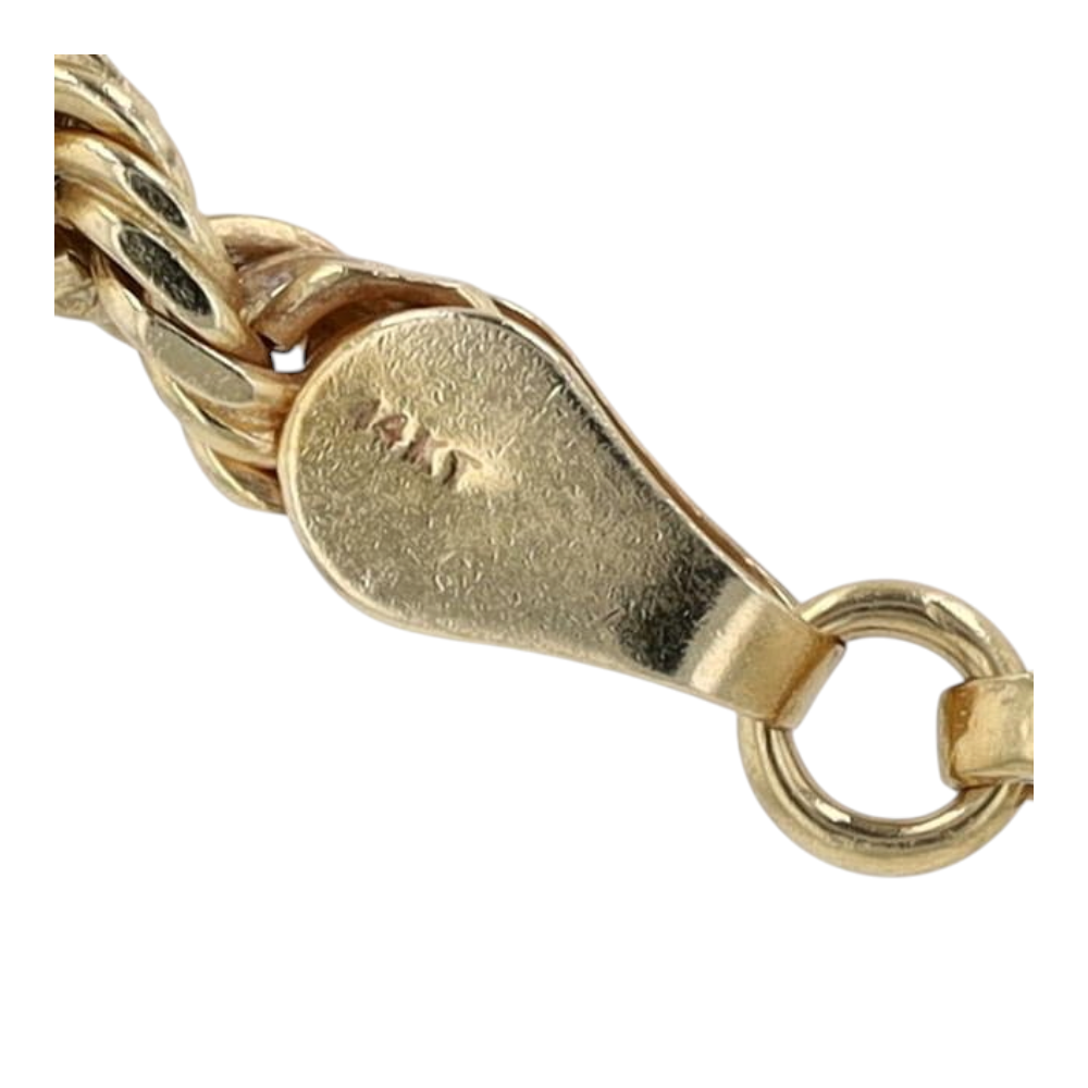 14K Yellow Gold Chain Necklace