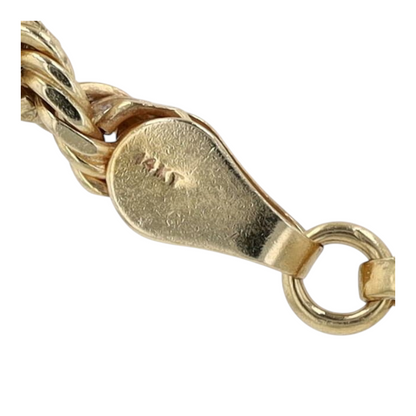 14K Yellow Gold Chain Necklace