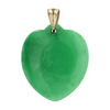 10K Yellow Gold Jade Pendant – Image 1
