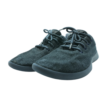 Navy Lace-Up Casual Shoes