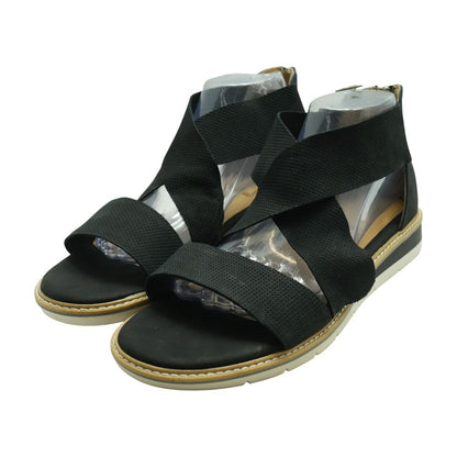 Black Flat Sandals