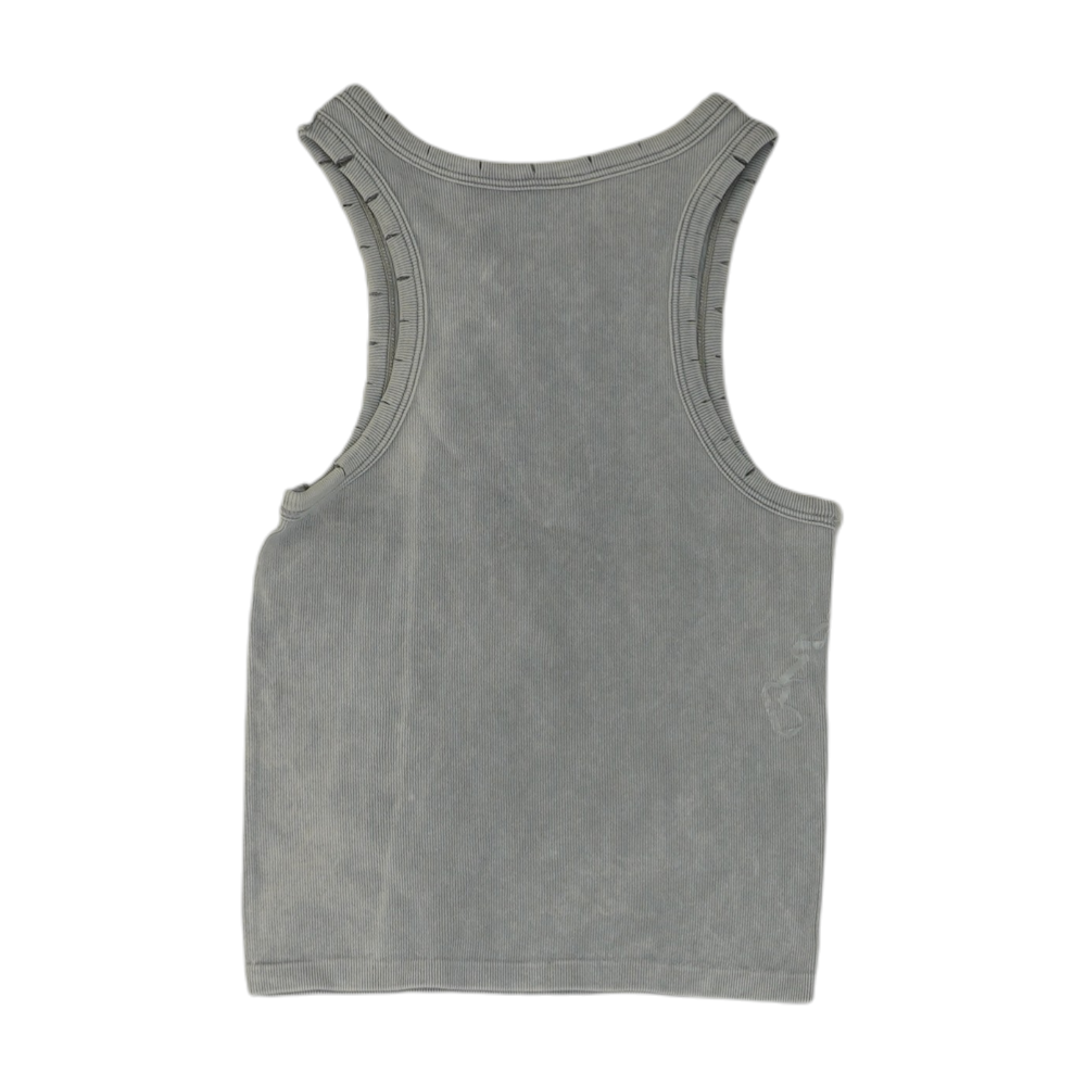 Planet Heart Gray Cropped Blouse – Image 2