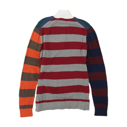 Multi Striped 1/4 Zip Sweater