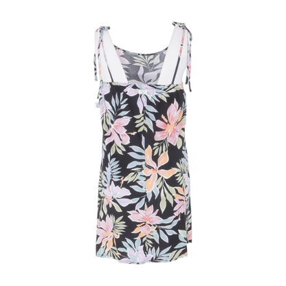 Black Floral Mini Dress
