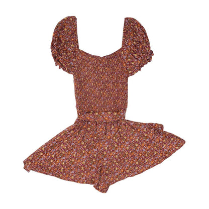 Multi Floral Romper