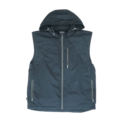 Black Solid Active Vest