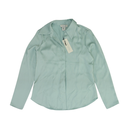 Green Button Down