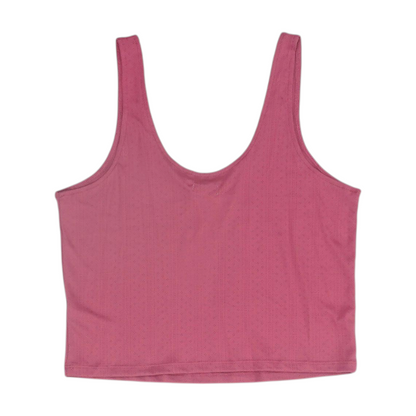 Pink Solid Pajama Top