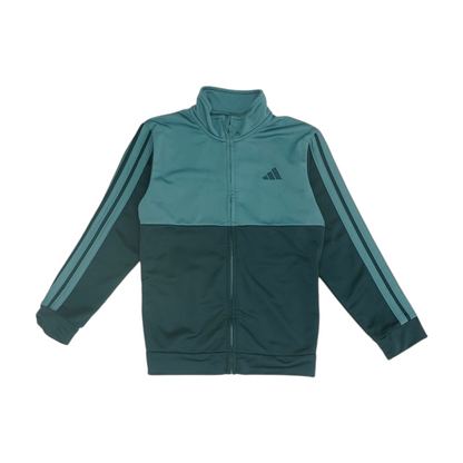 Green Color Block Jacket