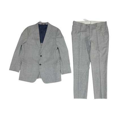 Gray Solid Suit
