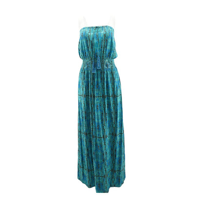 Blue Misc Maxi Dress