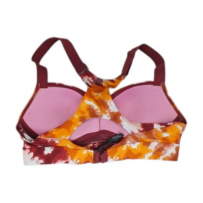 Orange Tie-Dye Sports Bra