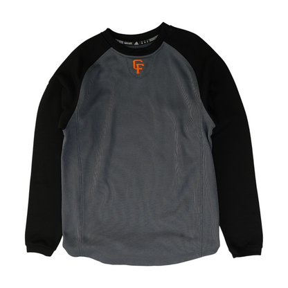 Gray Color Block Sweatshirt Pullover