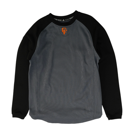 Gray Color Block Sweatshirt Pullover