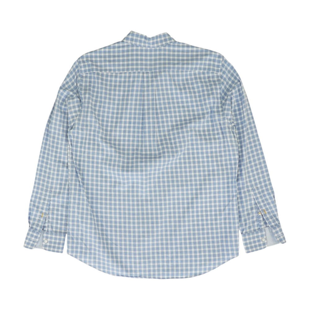 Blue Check Long Sleeve Button Down