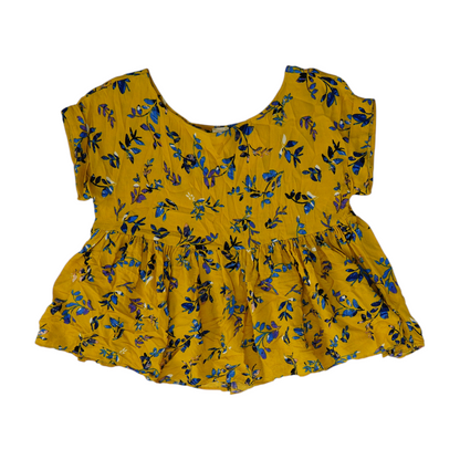 Yellow Floral Blouse