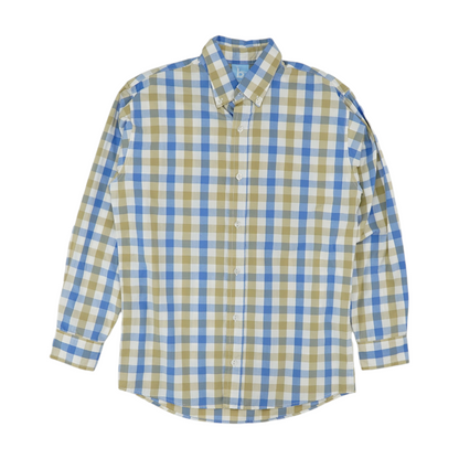 Multi Check Long Sleeve Button Down
