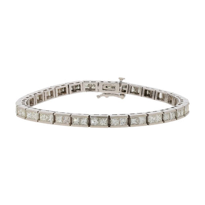 8 5/8 Ct 14K White Gold Diamond Tennis Bracelet