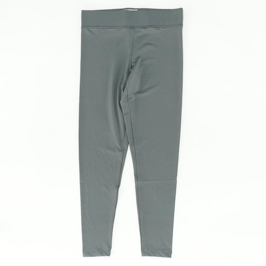 Gray Solid Leggings