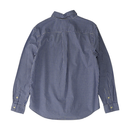 Blue Check Long Sleeve Button Down