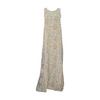 Beige Floral Maxi Dress