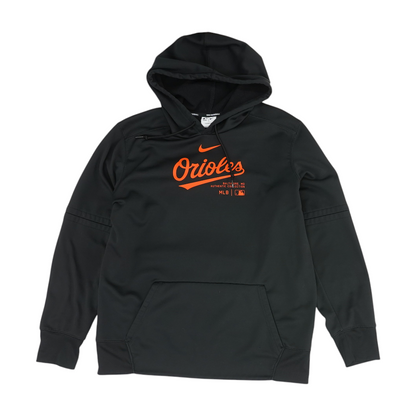 Black Baltimore Orioles Solid Hoodie Pullover