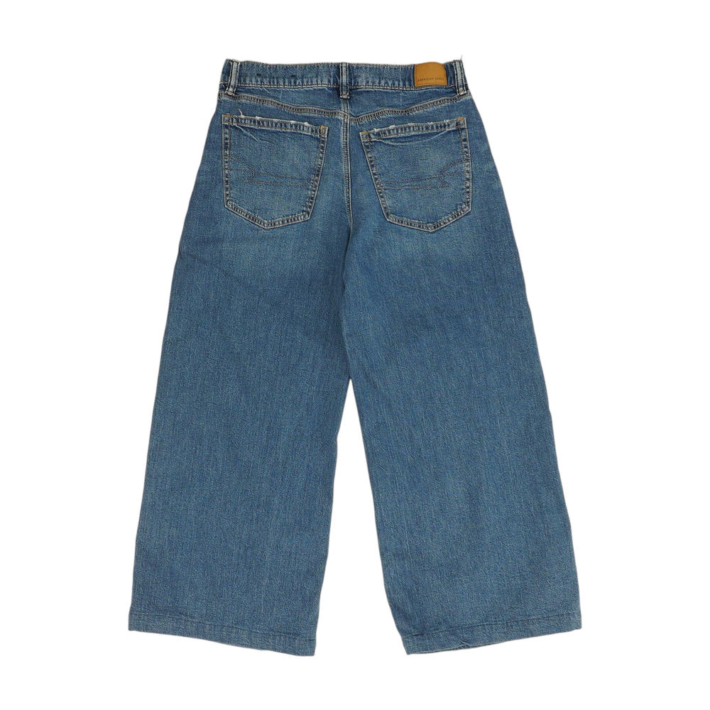 Blue Wide Leg Jeans