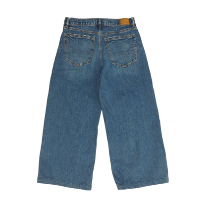 Blue Wide Leg Jeans