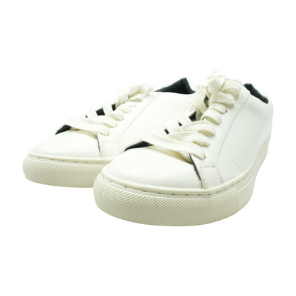 White Lace-Up Dress Shoes