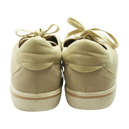 Gold Low Top Athletic Shoes