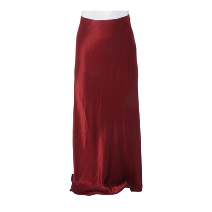 Maroon Maxi Skirt