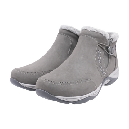 Gray Ankle Boots